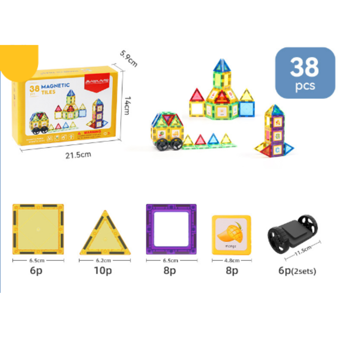 MagnaTiles™ | Magnetische Bouwtegels